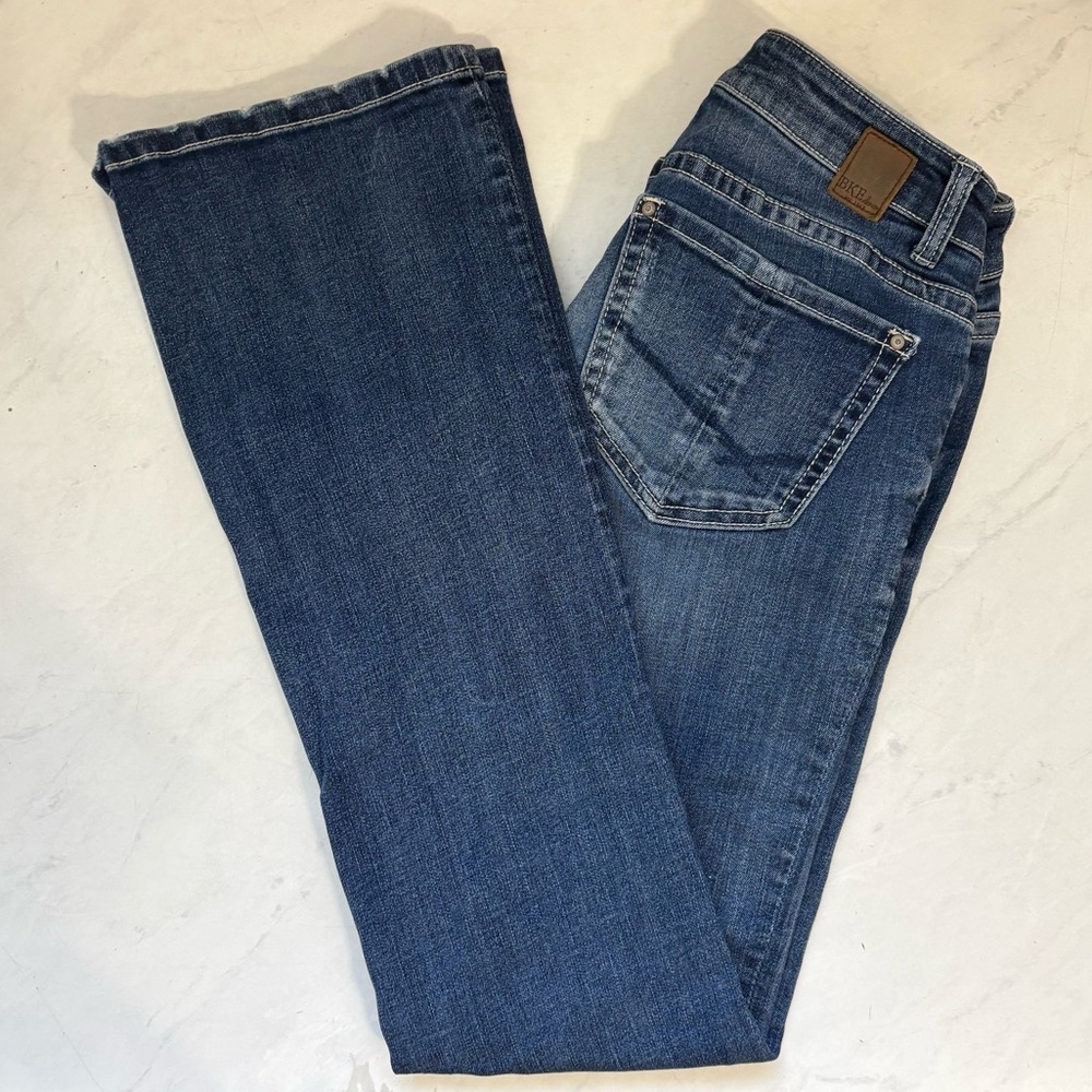 BKE Denim Size 26 Long Stella Bootcut Medium Wash Jeans Western Cowgirl Denim - Picture 7 of 7